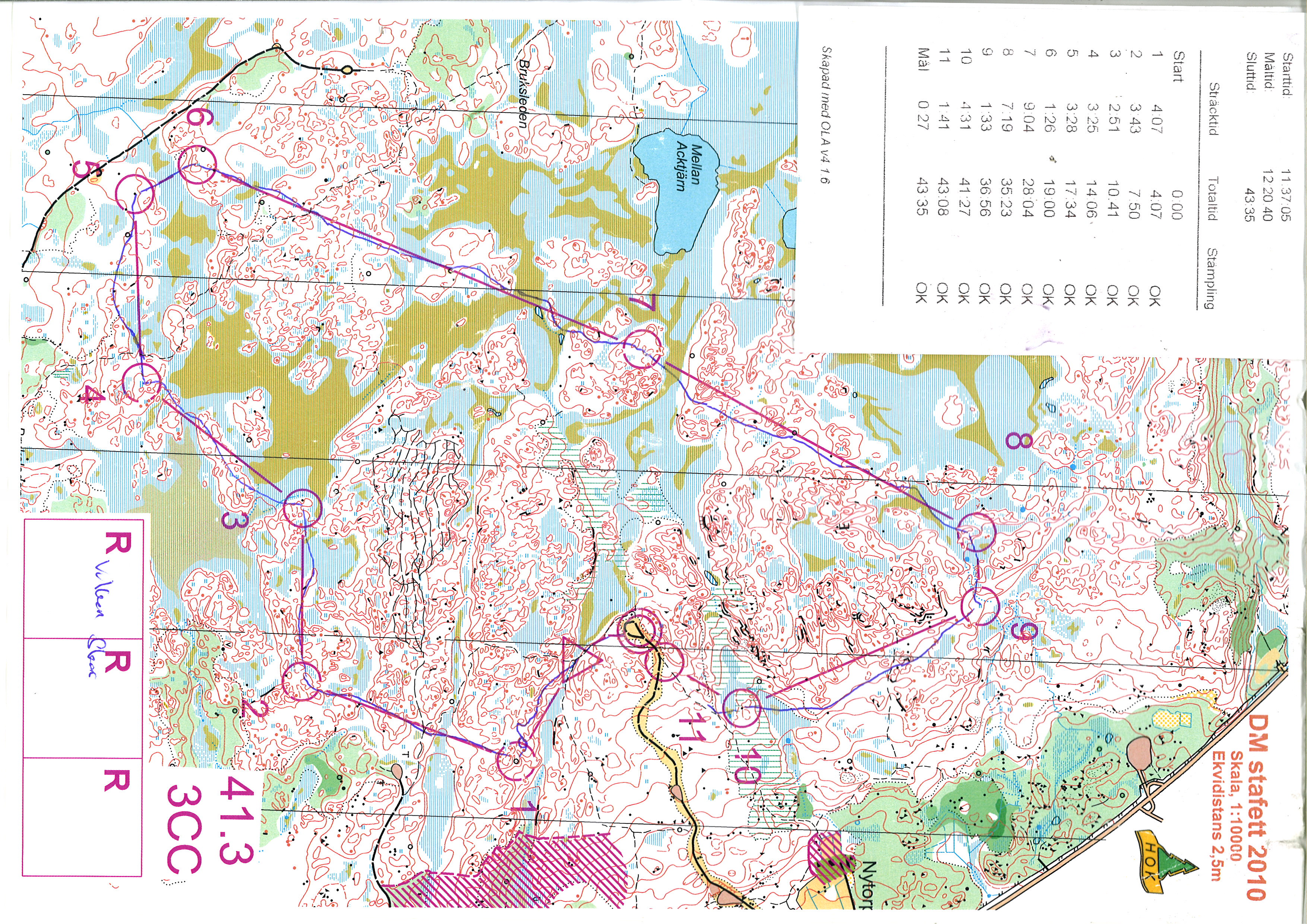 Staffet DM (2010-09-15)