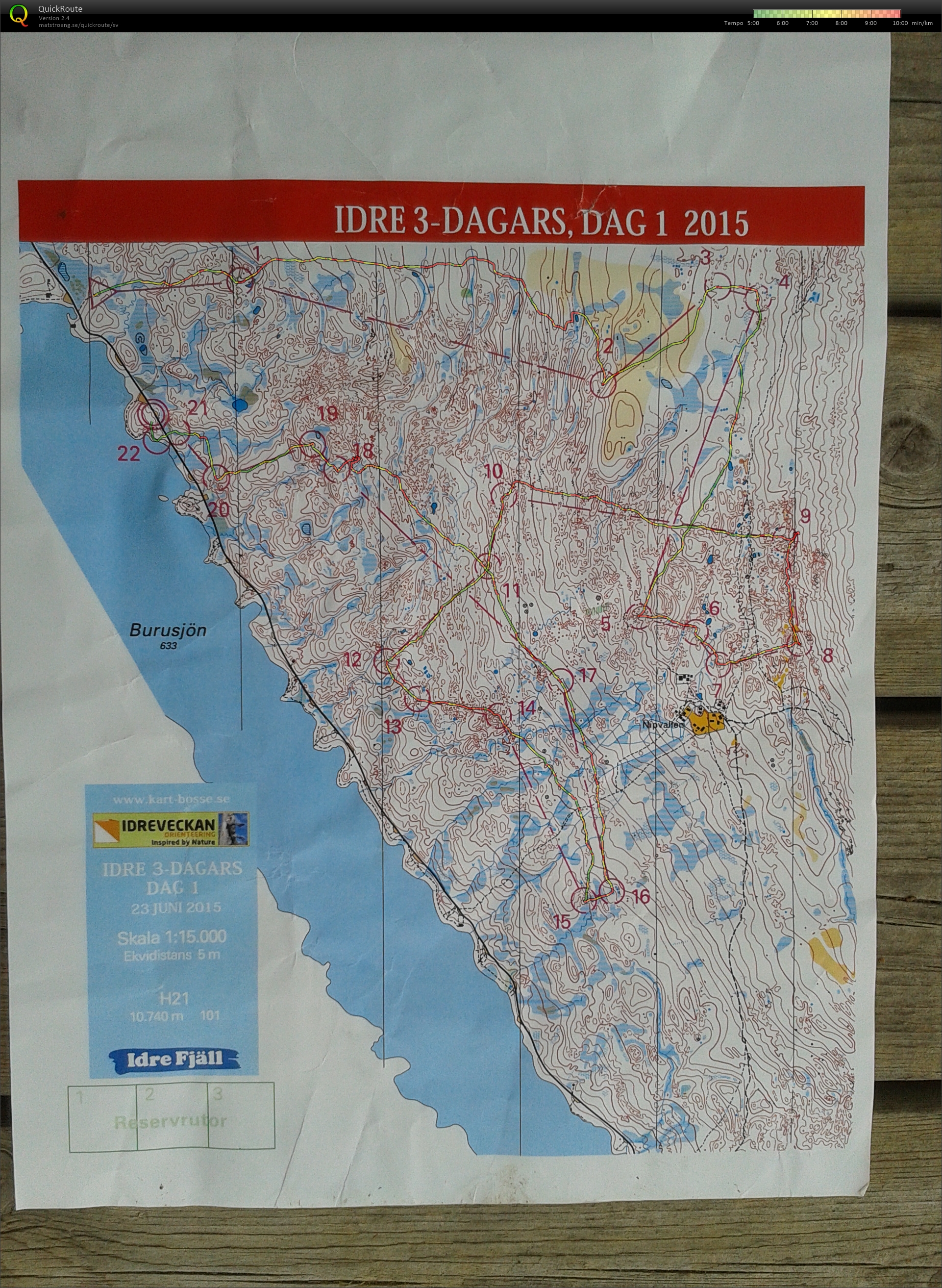 Idre 3-dagars, etapp 1 (2015-06-23)