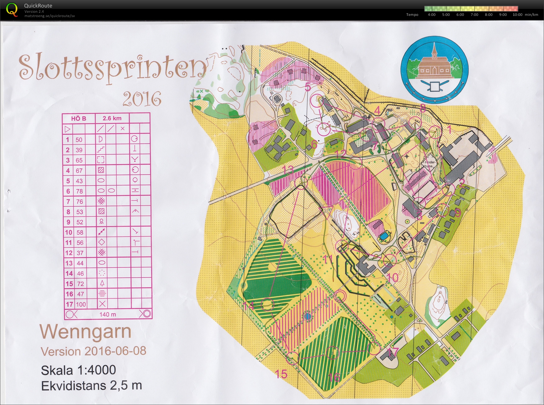 Slottssprinten 2mannastafett Öppen Herr (2016-06-11)