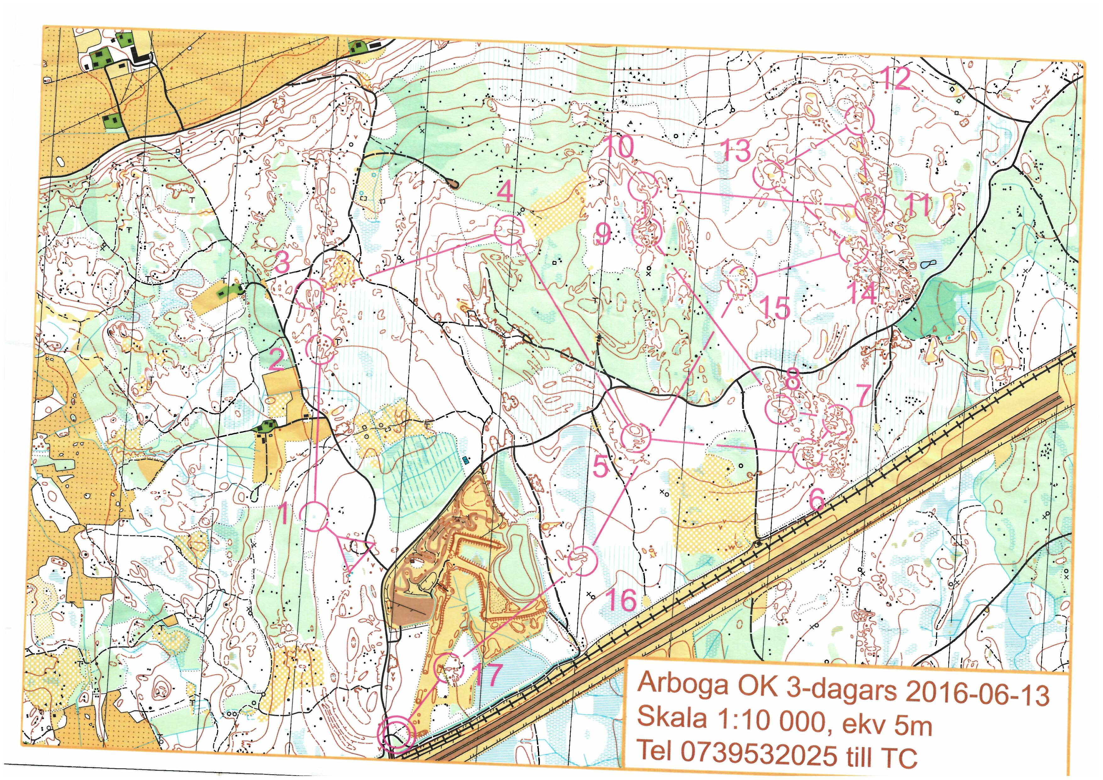 Arboga 3-dagars, etapp 1 (2016-06-13)