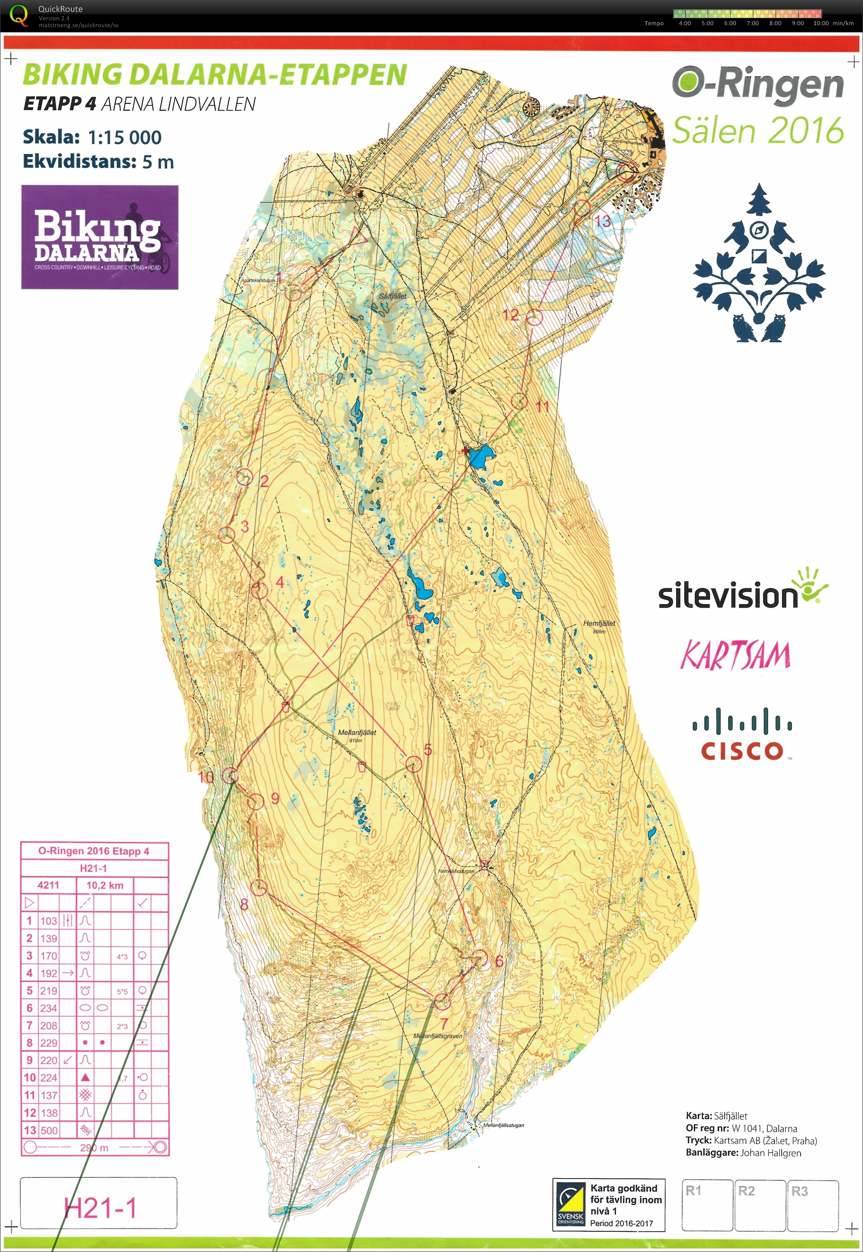 O-ringen, Etapp 4 (2016-07-28)