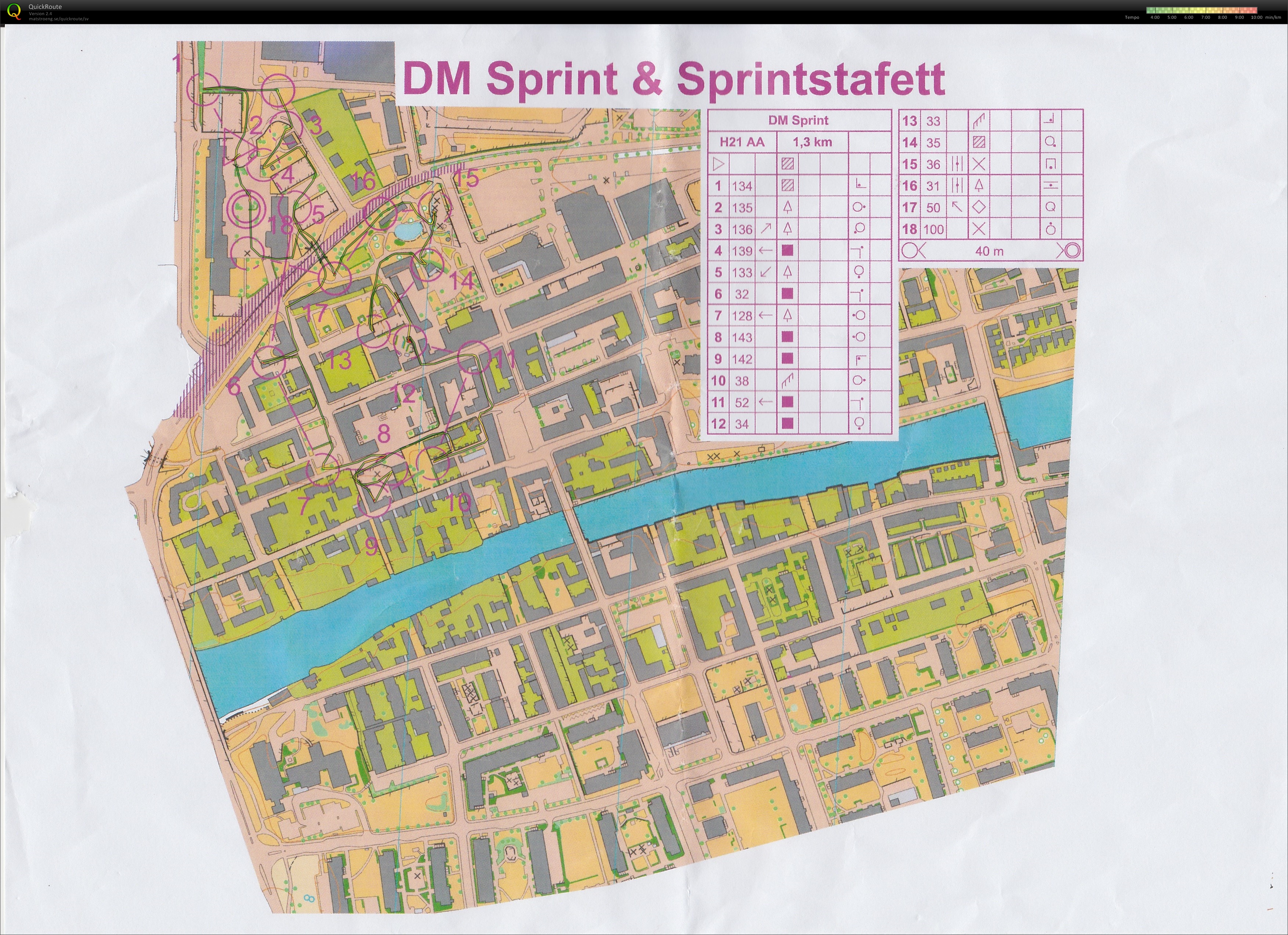 DM Sprintstafett Sträcka 2 (2017-06-11)