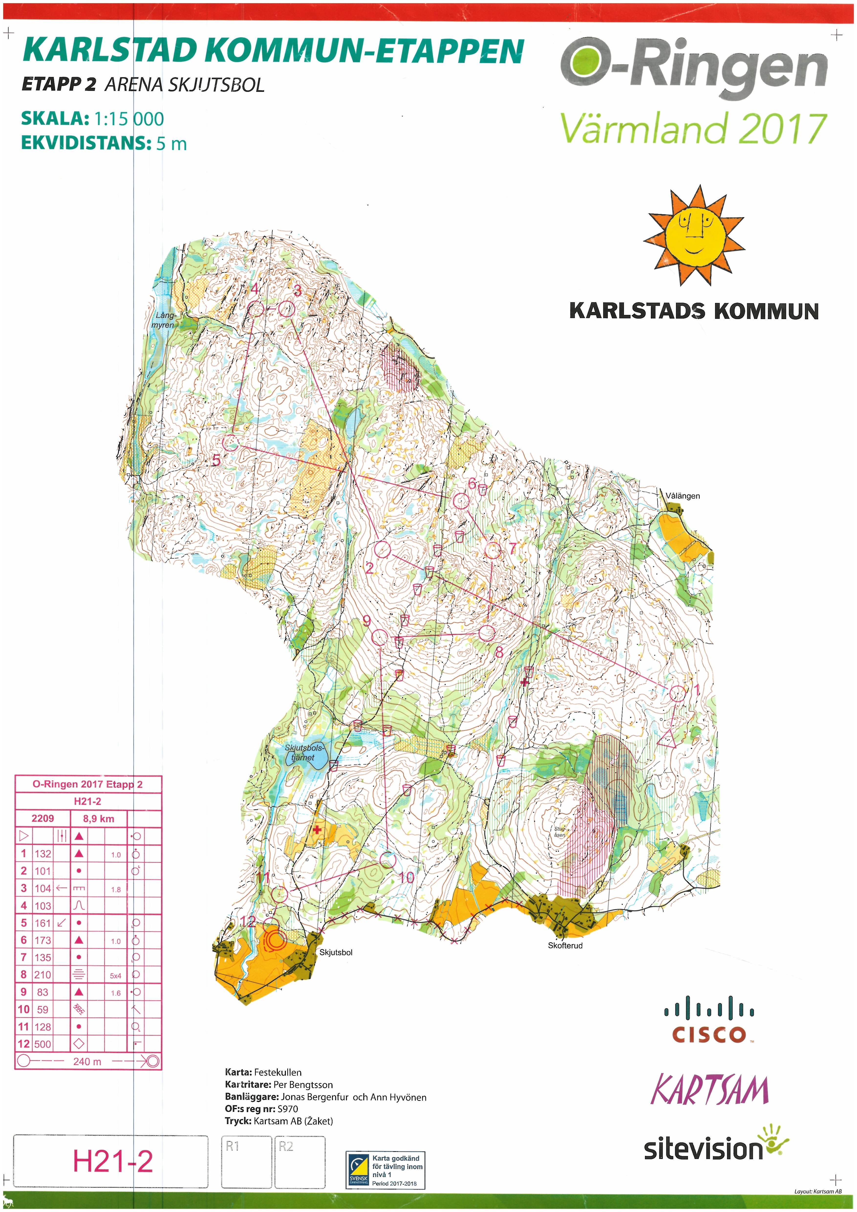 O-ringen, Etapp 2 (2017-07-24)