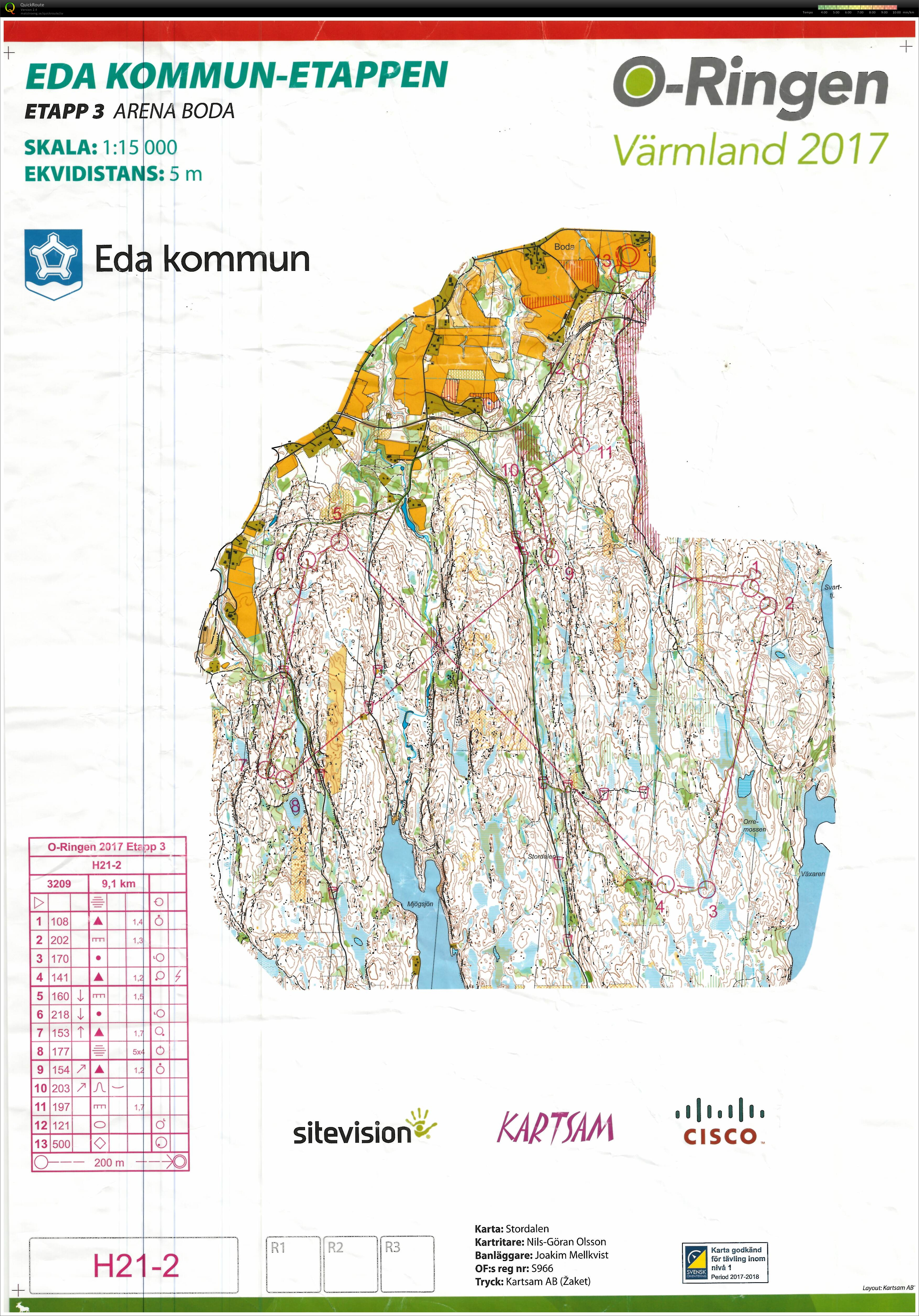 O-ringen, Etapp 3 (2017-07-26)